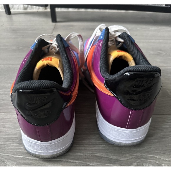 Nike Size 15 Air Force 1 Low SP X Undefeated Patent Total Orange 2022 DV5255 400 main image 4